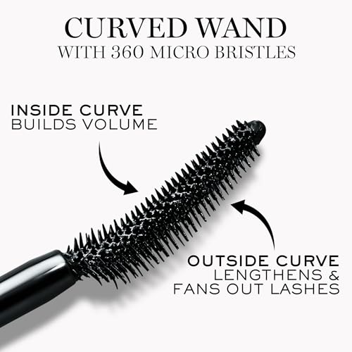 Lanc?me Lash Id?le Lash-Lifting & Volumizing Mascara - Black Mascara for Instant Volume, Length & Lift - Smudge Proof & Up To 24H Wear - Black