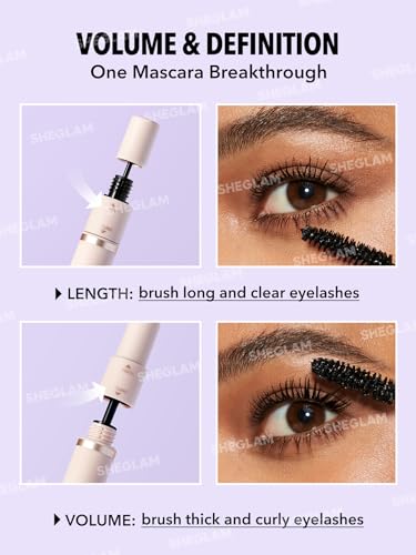 SHEGLAM Lash Besties 2-in-1 Mascara for Volume & Definition