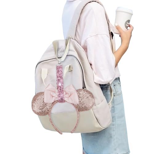 Rainbowstar 3-Pack Mouse Ear Holder for Backpack and Travel Bags, Hands-Free Ears Organizer