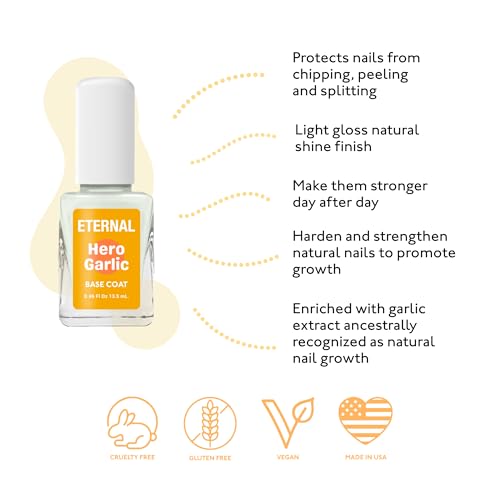 Eternal Garlic Nail Strengthener & Strengthening Base Coat Treatment
