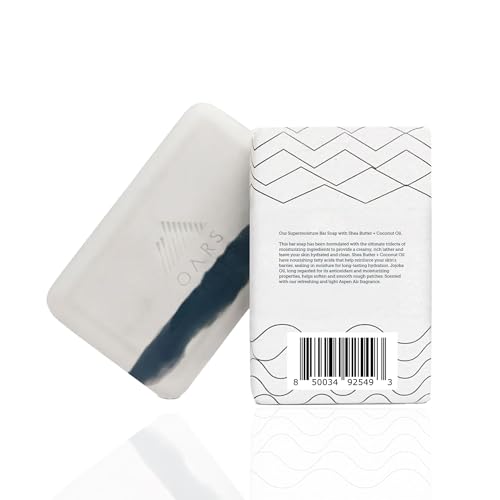 Oars + Alps Exfoliating Men's Bar Soap with Shea Butter - Ultra Hydrating