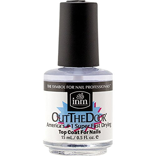 Out The Door Fast Dry Topcoat - 0.5 Ounce (2 Pack) for High Gloss Finish