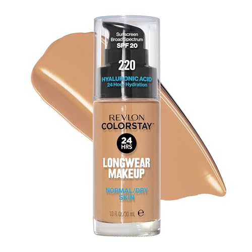 Revlon ColorStay Liquid Foundation SPF 20, Medium Coverage, Natural Beige, 1 Oz