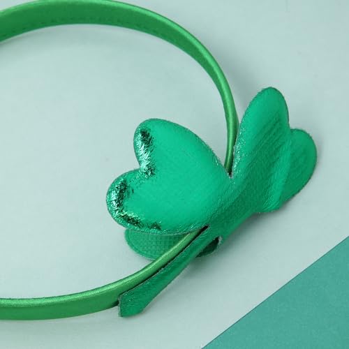 Needzo Saint Patrick's Shamrock Headband - Metallic Green, One Size