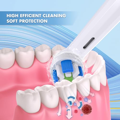 Replacement Brush Heads for Oral-B iO Series, Ultimate Clean - 8 Pack White