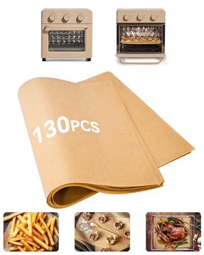 130PCS Disposable Parchment Paper Liners for Air Fryers - Fits Our Place Wonder Oven 12.7 Quarts
