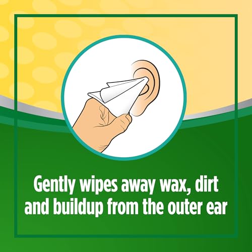 Debrox Ear Cleansing Wipes - 12 Individually Wrapped Wipes for Daily Care