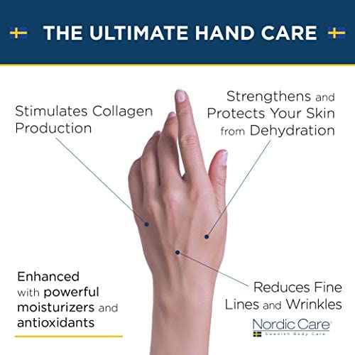 Nordic Care Hand Cream for Women & Men, Shea Butter & Urea, 6 oz