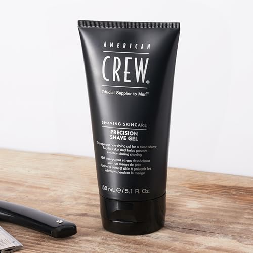 American Crew Men's Precision Shave Gel - Non-Foaming, 5.1 fl oz
