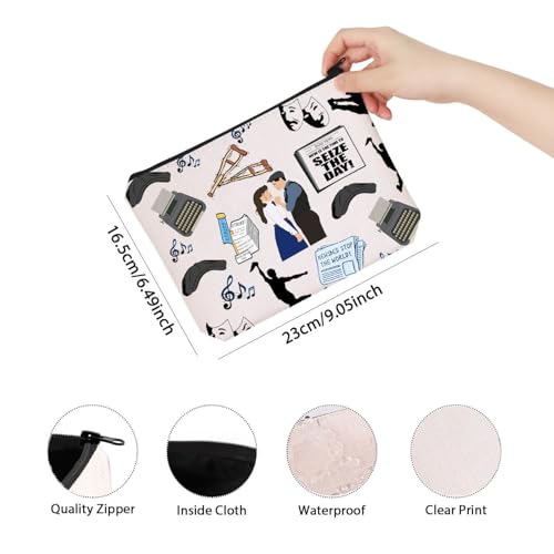 Musical Newsies Makeup Bag - Multifunctional Cosmetic Organizer Gift