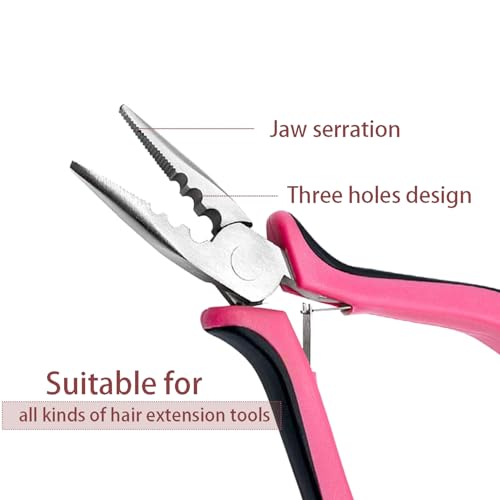 YUXIANG Hair Extension Plier for Micro & Nano Rings - 5"