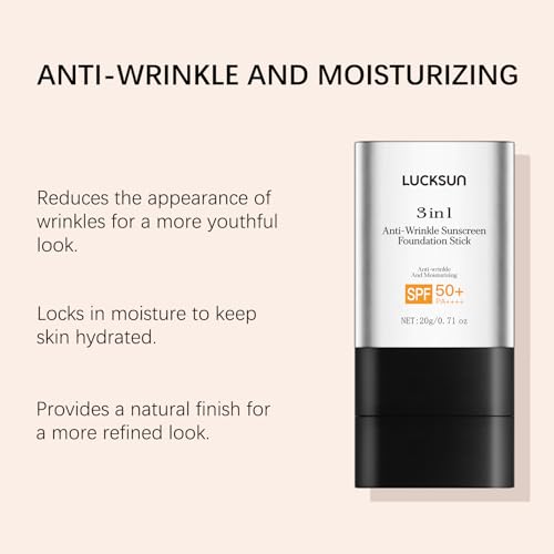 Light 3-in-1 Anti-Wrinkle Foundation Stick SPF 50+ with Brush - 2 PCS
