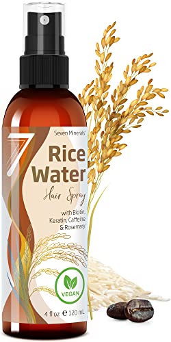 Fermented Rice Water Spray for Hair Growth - Biotin & Rosemary Infusion (4 fl oz)