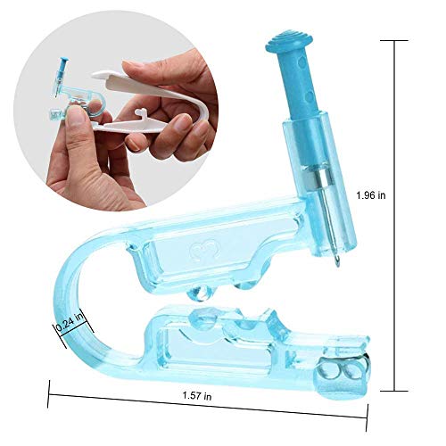 Ear Piercing Gun Kit - 6 Disposable Piercing Guns with Ear Studs & Tools