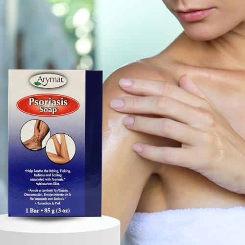 Arymar Psoriasis Bar Soap - Gentle Cleansing for Sensitive Skin, 3 oz