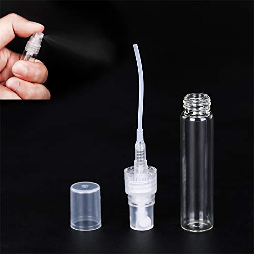 30Pcs 5ml Refillable Glass Perfume Atomizer Bottles - Travel Mini Sprayer