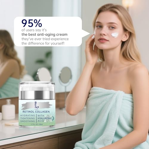 Luxuz Retinol Firming Face & Neck Cream with Collagen & Hyaluronic Acid