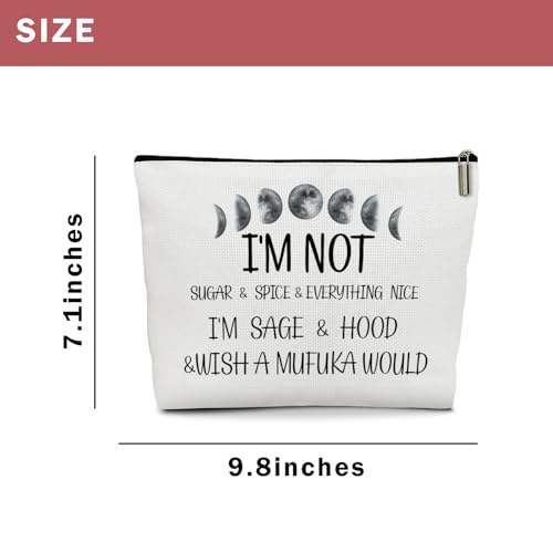 Gothic Sun Moon Makeup Bag – Wiccan Travel Cosmetic Pouch