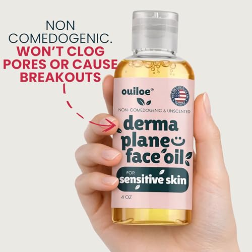 Non-Comedogenic Dermaplane Oil for Very Sensitive Skin - 4oz