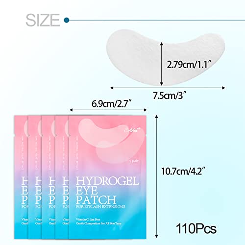 C. ARTIST 100% Natural Eyelash Extension Under Eye Gel Patches Kit Collagen Aloe Vera