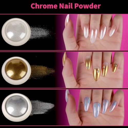 Fandamei Acrylic Nail Kit with Tips & Tools for Beginners - DIY Nail Art Set