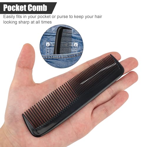 NICEMOVIC 150-Pack Individually Wrapped Pocket Combs for Travel & Hygiene
