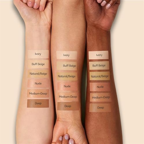 OETUIOW Medium Full Coverage Cushion CC Cream Foundation - Waterproof & Moisturizing