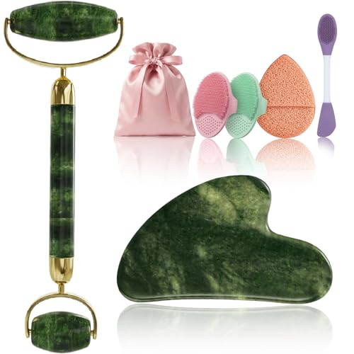 Rena Chris 7-in-1 Gua Sha and Face Roller Spa Set
