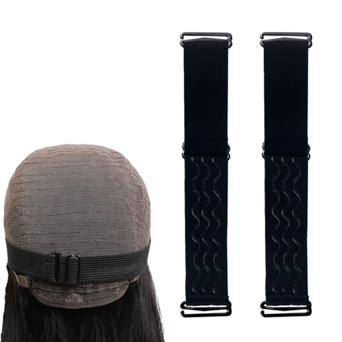 GELXGRIT 3-Pack Adjustable Elastic Wig Bands Non-Slip Hair Strap for Wig Making