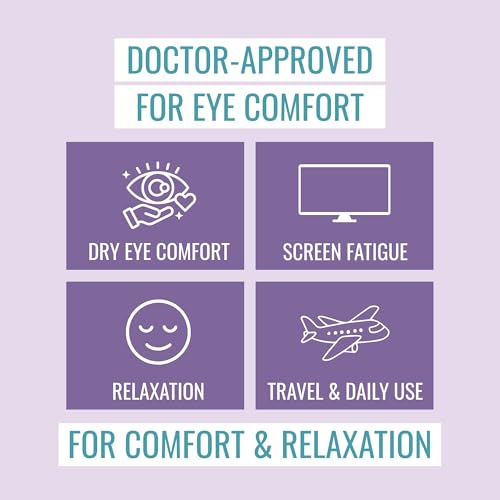 Noveha Lavender Self-Heating Steam Eye Mask - 30 Pack Warm Compress