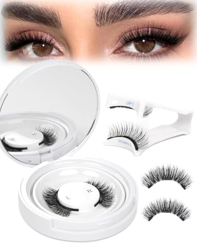 EMEDA Magnetic Eyelashes with Applicator — Reusable, No Glue