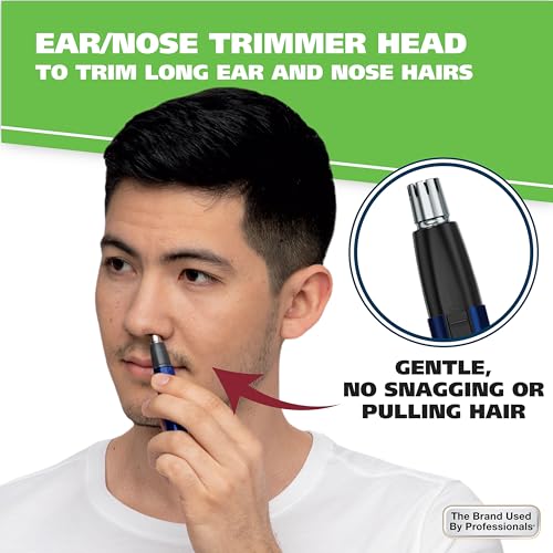 Wahl Lithium 2-in-1 Pen Trimmer for Nose, Ear and Eyebrow Grooming