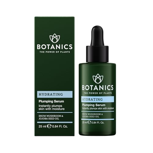 Botanics Hydrating Face Serum with Snow Mushroom & Jojoba Oil, 0.84 oz