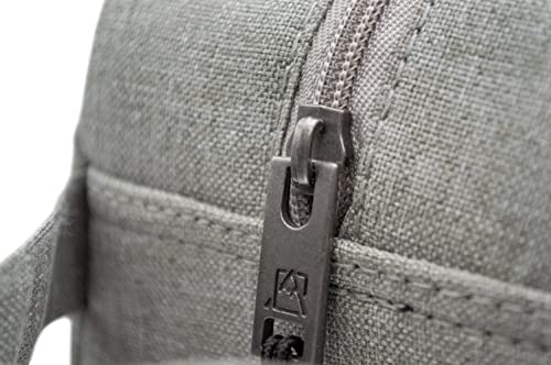 Avalanche Gray Dopp Kit Toiletry Bag - Durable Travel Organizer
