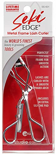 Seki EDGE Metal Eyelash Curler SS-601 - Gentle Precision Lash Tool