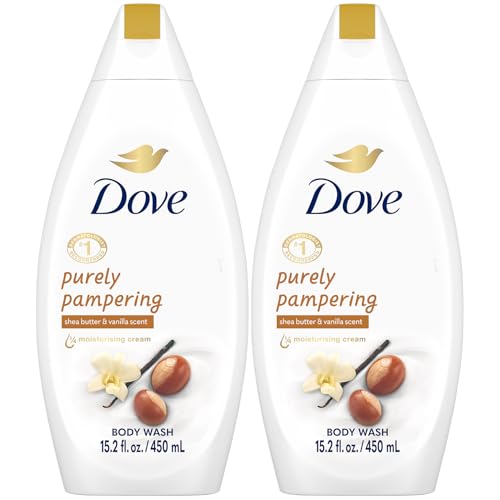 Dove Body Wash 2-Pack – Shea Butter & Warm Vanilla, 15.2 Oz Each