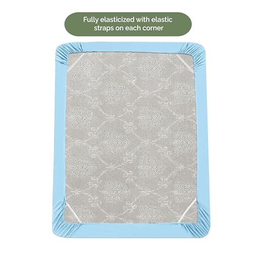 Elegant Comfort Twin XL Fitted Sheet - Extra Deep Pocket, Aqua