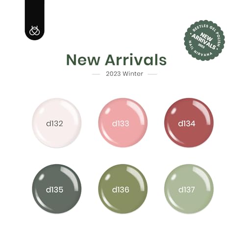 Beetles Fall Gel Polish Set - 6 Colors for Nail Art & Manicures