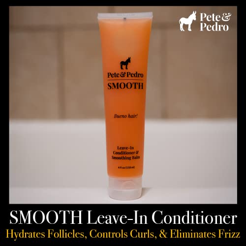 Pete & Pedro Smooth Leave-In Conditioner 4 oz | Nourishing Moisture & Frizz Control