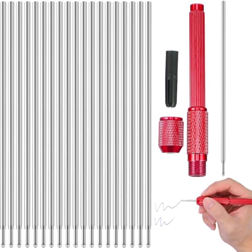 EXCEART Professional Tattoo Stencil Pen Set with Adjustable Grip - 20 Pcs