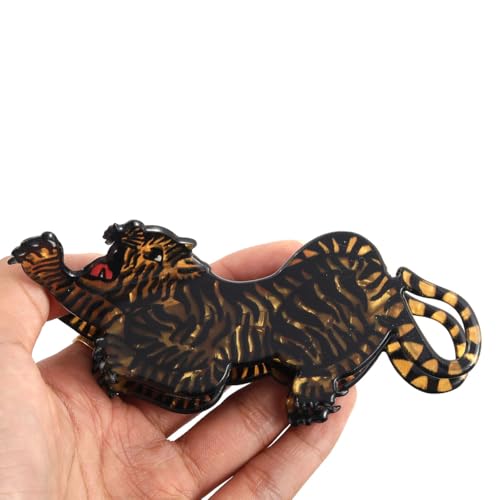 Tiger Claw Clip for Women - Cute Animal Hair Accessory