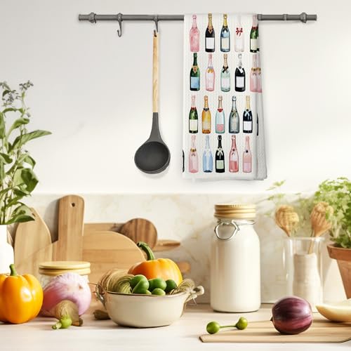 Kitchen Towels 16x24 Inch - Decorative Microfiber Dish Towels