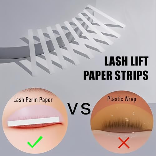 300 PCS Lash Lift Paper Strips - Reusable, Professional Quality