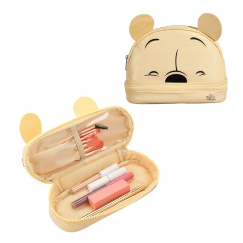 Winnie the Pooh Glitter Cosmetic Pouch with 3D Ears