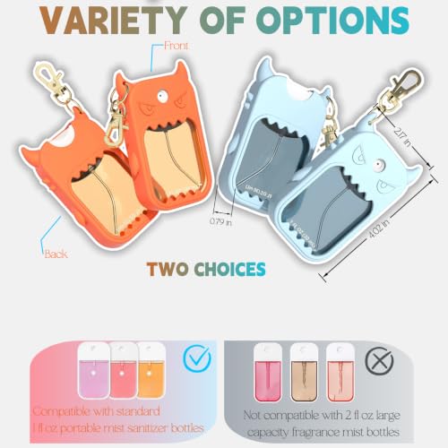 Touchland 1oz Silicone Keychain Case - Cute Devil Monster Design