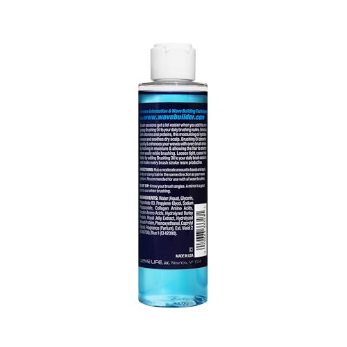 WAVEBUILDER Moisturizing Brushing Oil for Waves & Scalp - 4.7 fl oz