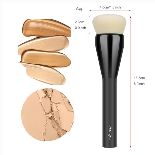 Large Synthetic Foundation Makeup Brush for Liquid & Cream Foundations