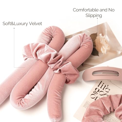 YANIBEST Heatless Hair Curler Set - Overnight Satin Curling Rod Headband