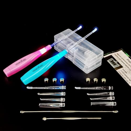 Airgoesin LED Tonsil Stone Remover Tool with Cleaning Syringe
