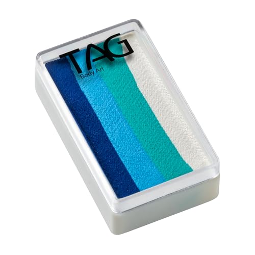 TAG Body Art 1-Stroke Split Cake Face and Body Paint - Ocean, 30g